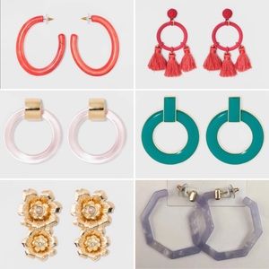 Sugarfix By BaubleBar Earrings Bundle NEW